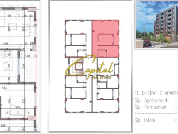 SHITET APARTAMENT 2+1 PASKUQAN 153.000 EURO