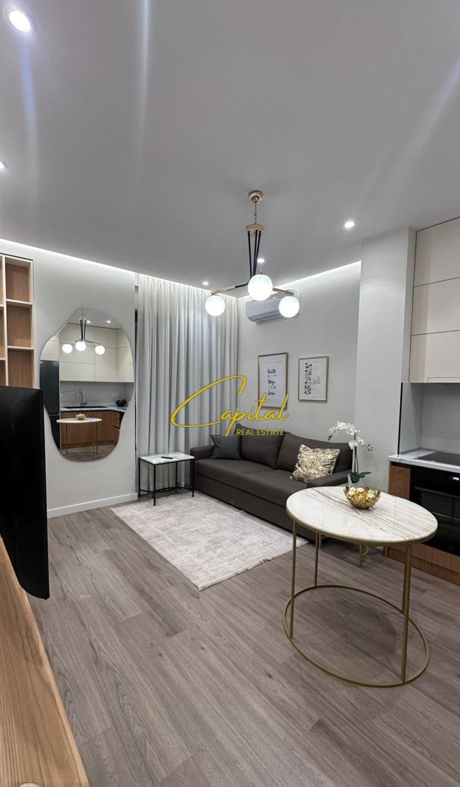 APARTAMENT ME QERA 1+1 ISH STACION ME QERA 620 EURO