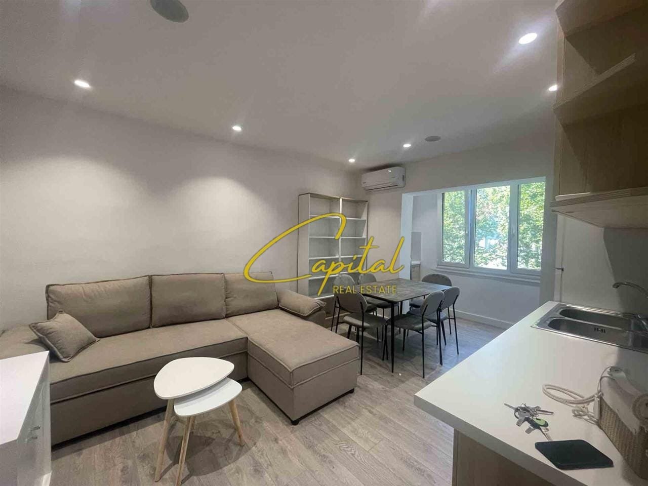 APARTAMENT ME QERA 1+1 ISH STACIONI TRENIT 550 EURO