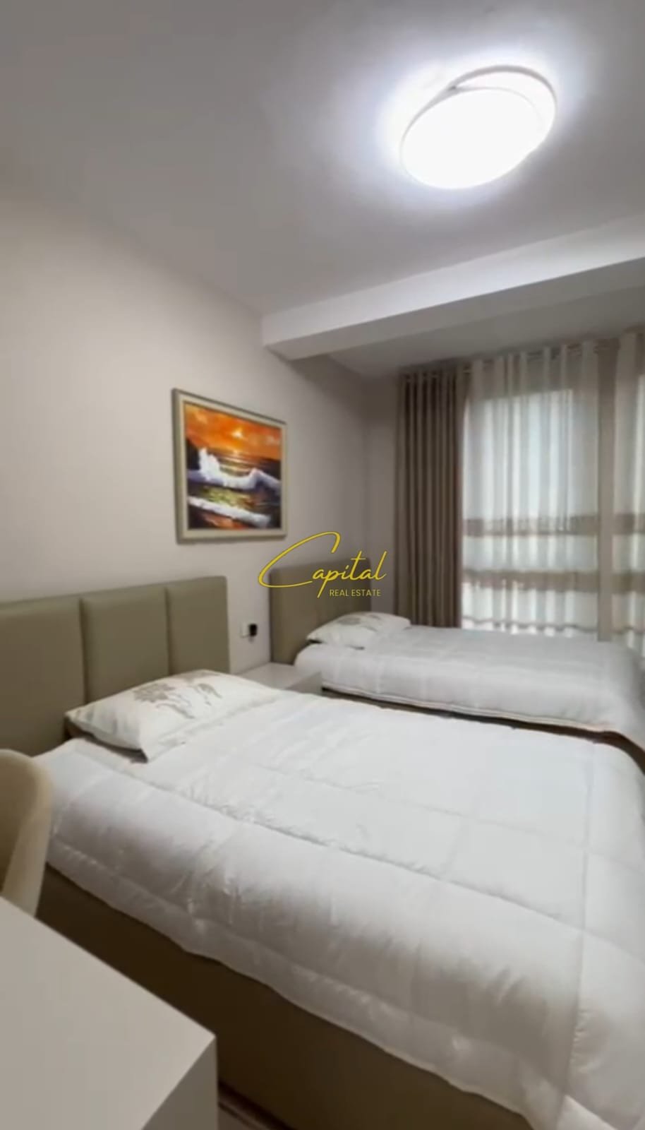 APARTAMENT ME QERA 2+1 RRUGA MINE PEZA 1.200 EURO