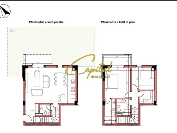 SHITET APARTAMENT 2+1 MJULL-BATHORE 360.000 EURO