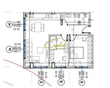 SHITET APARTAMENT 2+1 KODRA E DIELLIT 2 160.000 EURO
