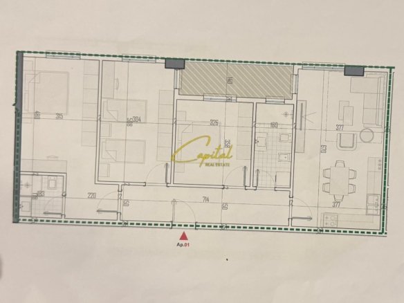 SHITET APARTAMENT 3+1 PASKUQAN 147.000 EURO
