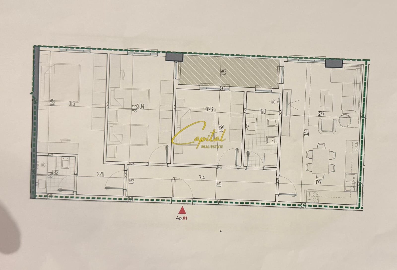 SHITET APARTAMENT 3+1 PASKUQAN 147.000 EURO
