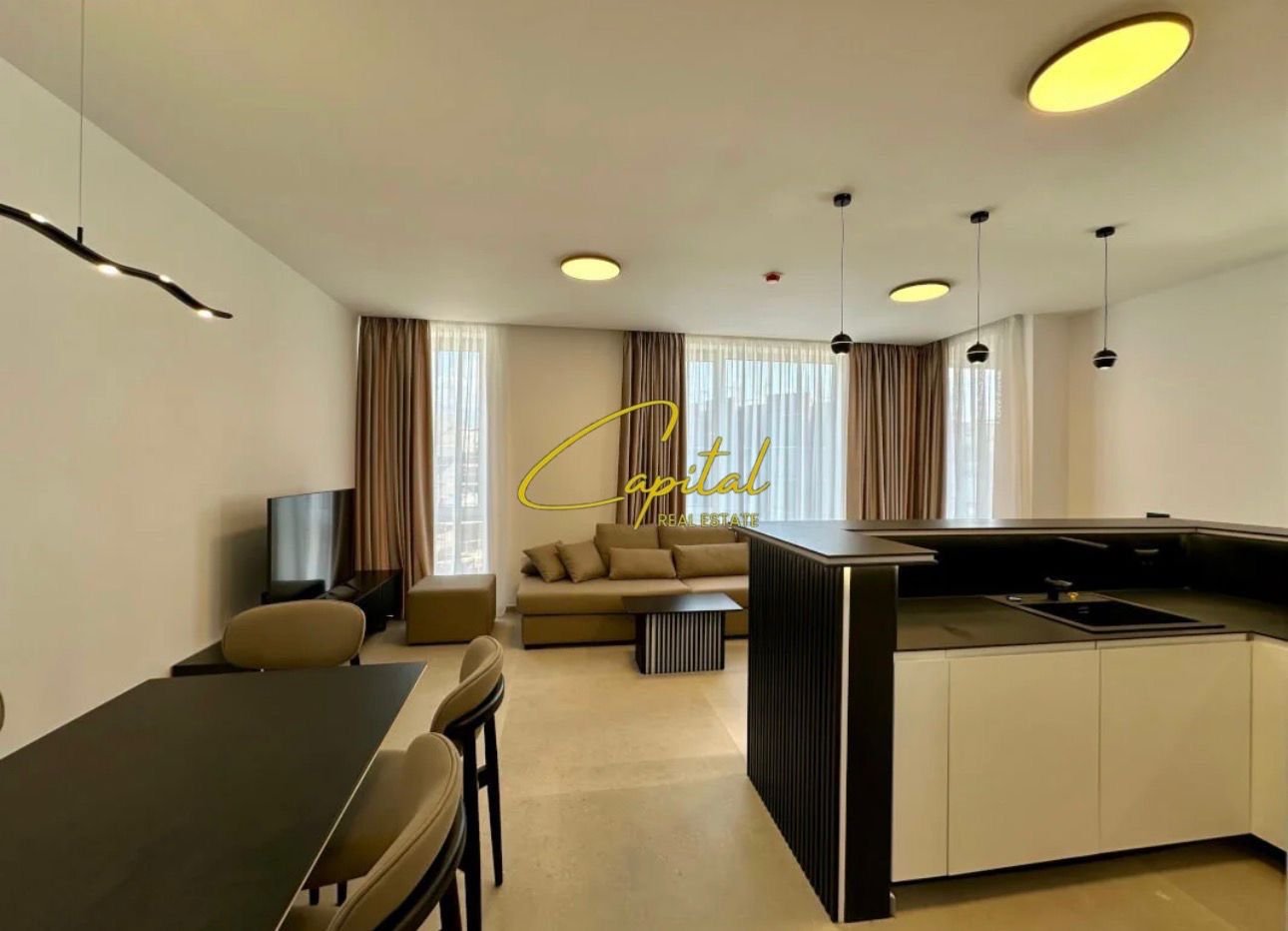 APARTAMENT ME QIRA 2+1+2 LIQENI I THATE 1.300 EURO
