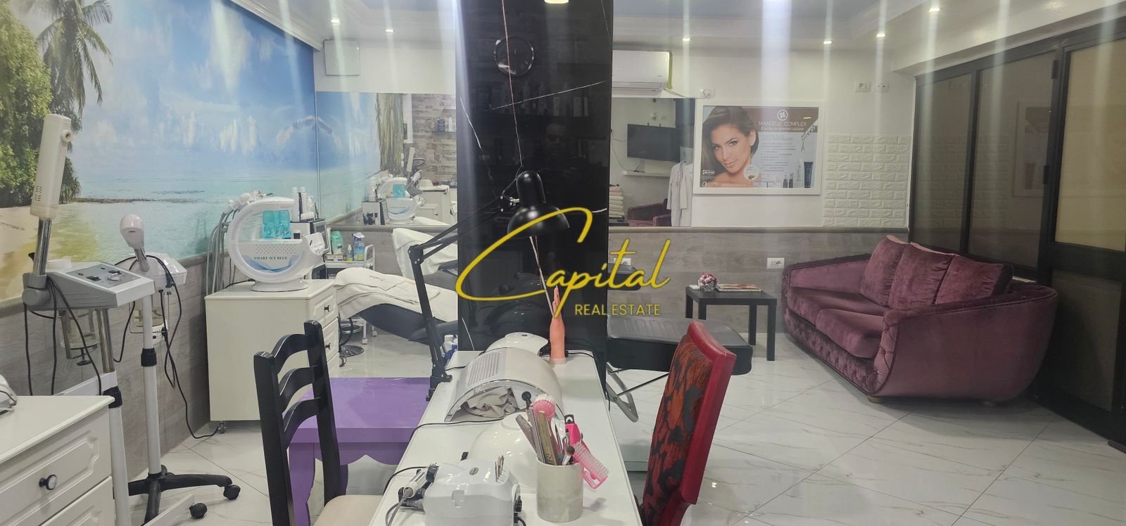 AMBIENT BIZNESI ME QIRA 55 M2 QENDER 100.000 LEKE