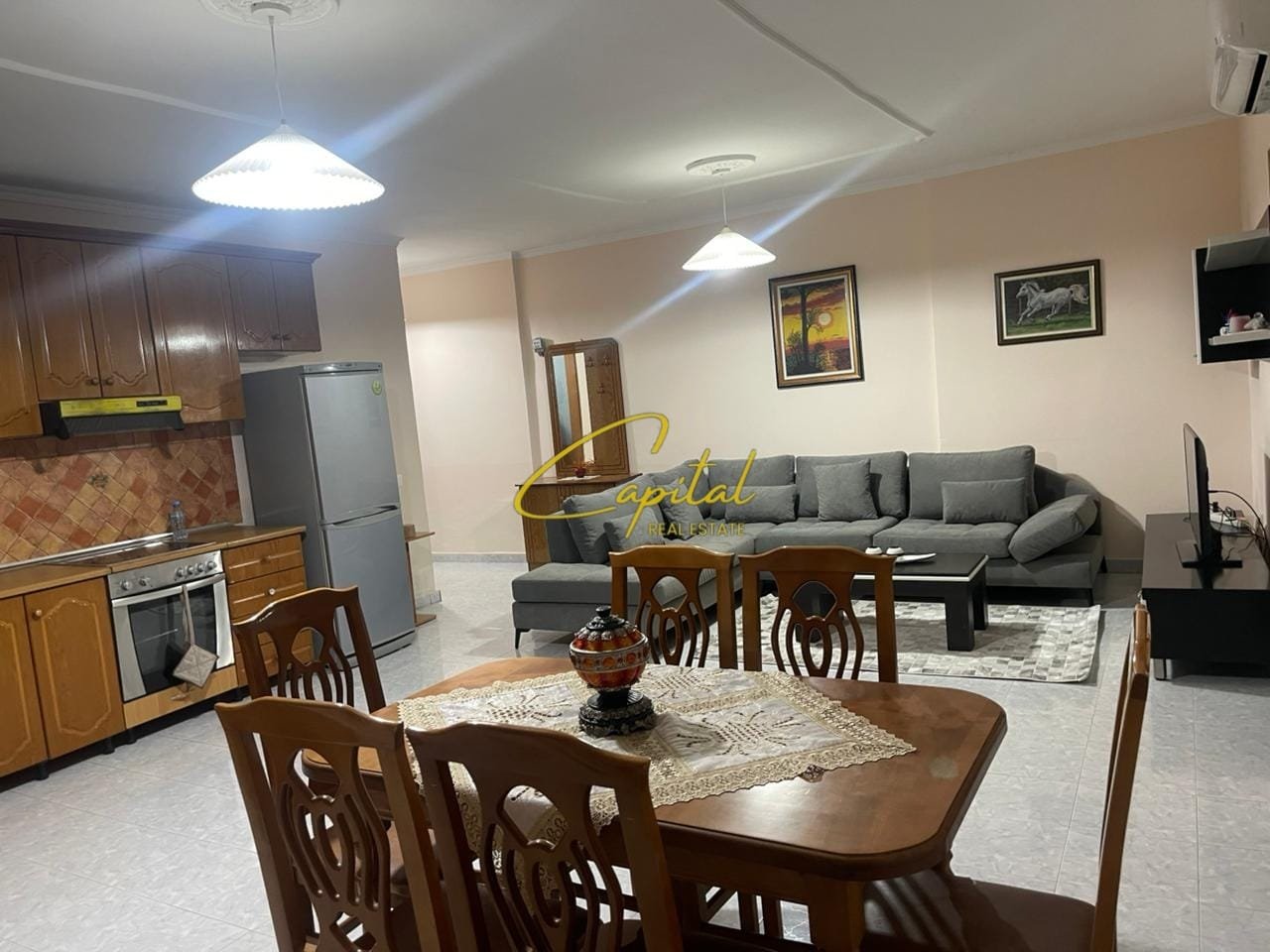 APARTAMENT ME QIRA 2+1 LAPRAKE 55.000 LEKE