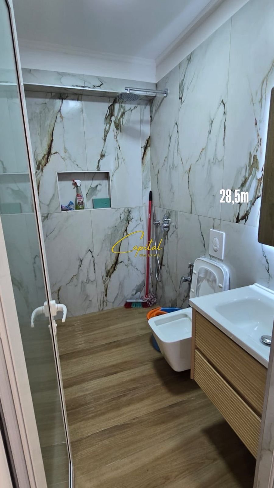 SHITET APARTAMENT GARSONIERE 28 M2 VASIL SHANTO 80.000 LEKE