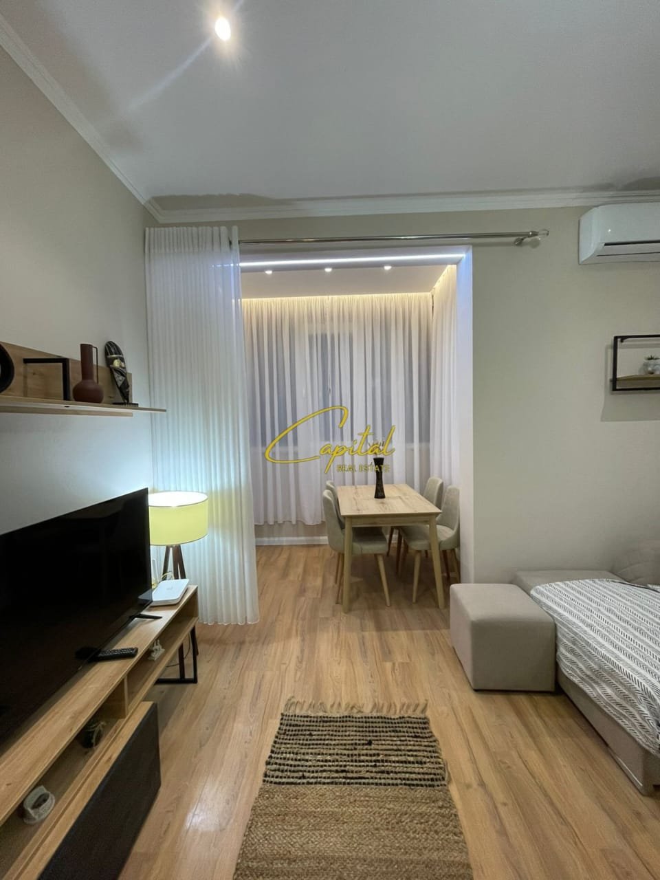 APARTAMENT ME QIRA 1+1 KOMPLEKSI DELIJORGJI 65.000 LEKE