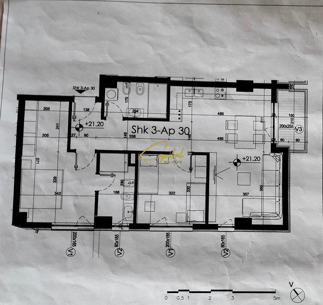 APARTAMENT ME QIRA 2+1 ISH FUSHA AVIACIONIT 800 EURO