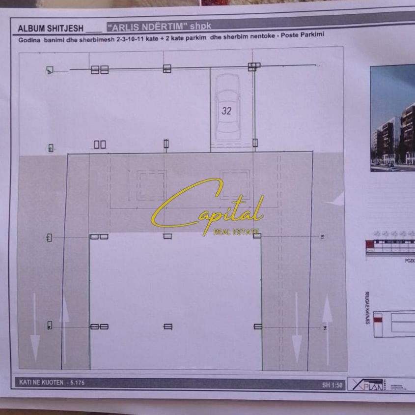 SHITET POST PARKIMI 17 M2 RRUGA E KAVAJES 43.000 EURO