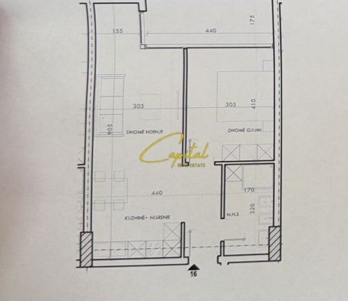 SHITET APARTAMENT 1+1 ASTIR 7.950.000 LEKE