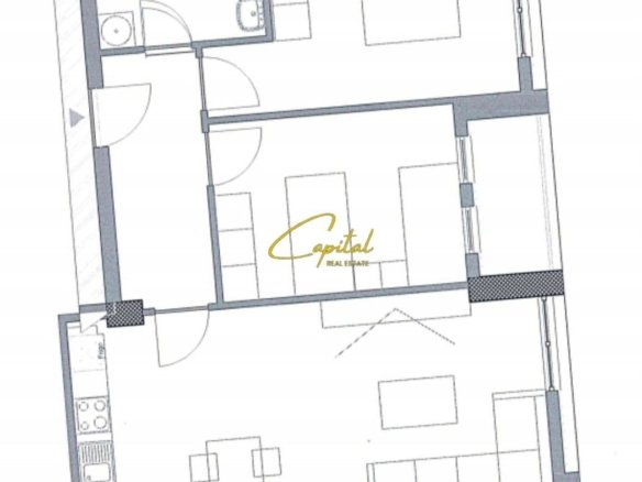 APARTAMENT ME QIRA 2+1 5 MAJI 40.000 LEKE