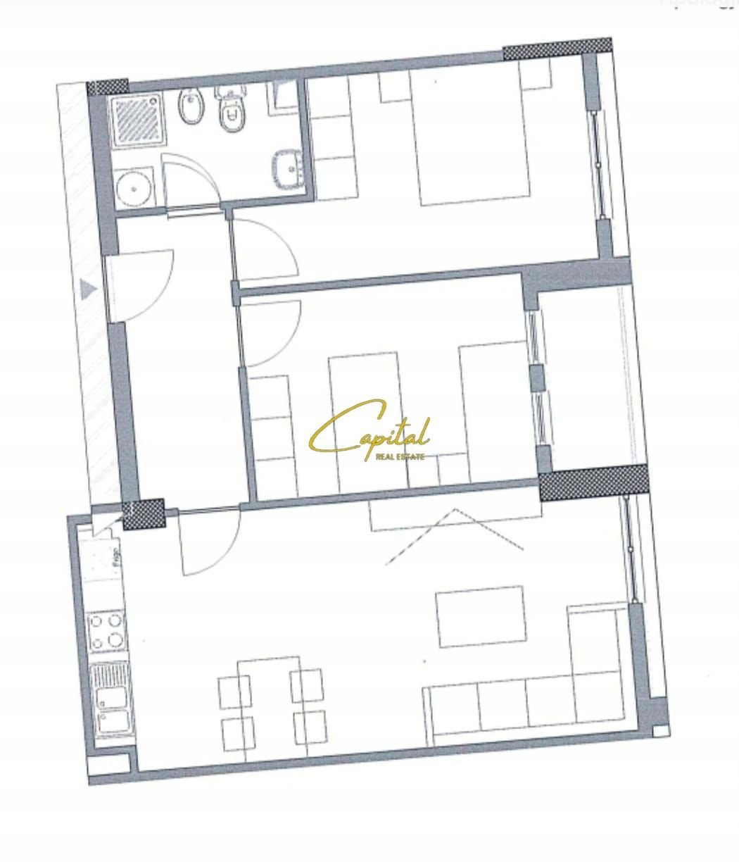 APARTAMENT ME QIRA 2+1 5 MAJI 40.000 LEKE