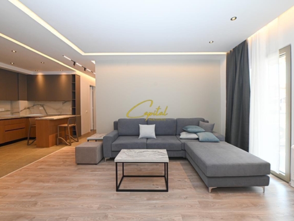 APARTAMENT ME QIRA 2+1 KOMPLEKSI DELIJORGJI 1.300 EURO