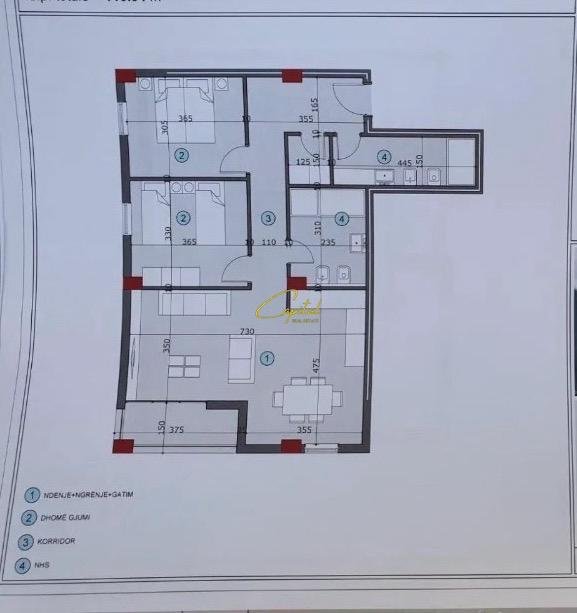 SHITET APARTAMENT 2+1 ALI DEMI 172.000 EURO