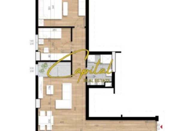 SHITET APARTAMENT 2+1 ISH FUSHA AVIACIONIT 157.000 EURO