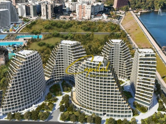 ZYRE ME QIRA 102 M2 REZIDENCA LAKE VIEW 1.400 EURO