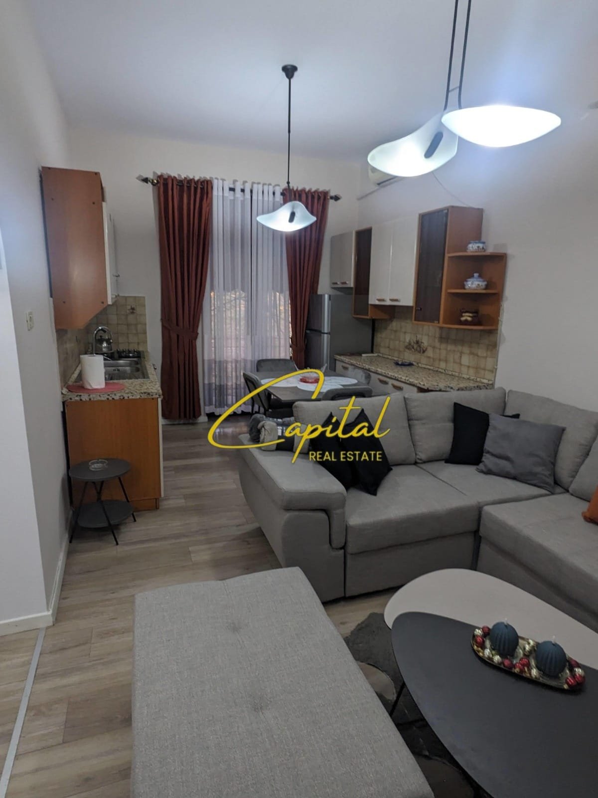 APARTAMENT ME QIRA 1+1 VASIL SHANTO 63.000 LEKE