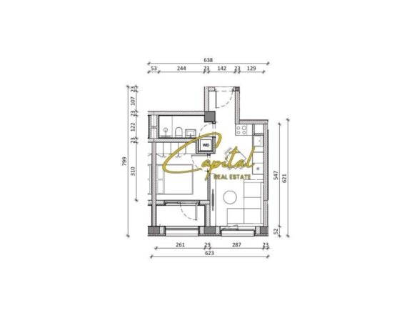 SHITET APARTAMENT 2+1 ALI DEMI 8.500.000 LEKE