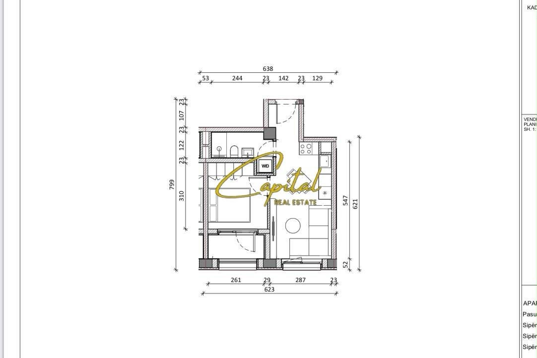 SHITET APARTAMENT 2+1 ALI DEMI 8.500.000 LEKE