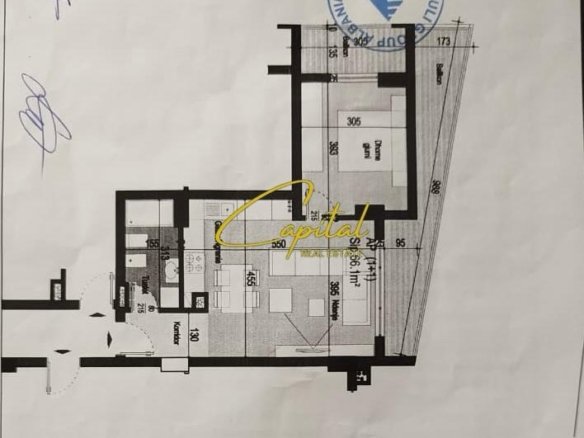 SHITET APARTAMENT 1+1 ASTIR 11.500.000 LEKE