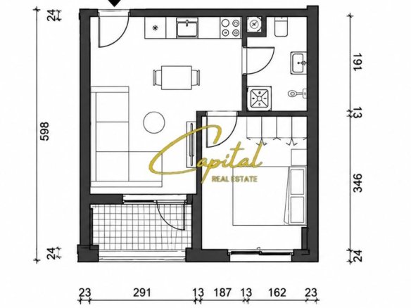 SHITET APARTAMENT 1+1 SHKOZE 110.000 EURO
