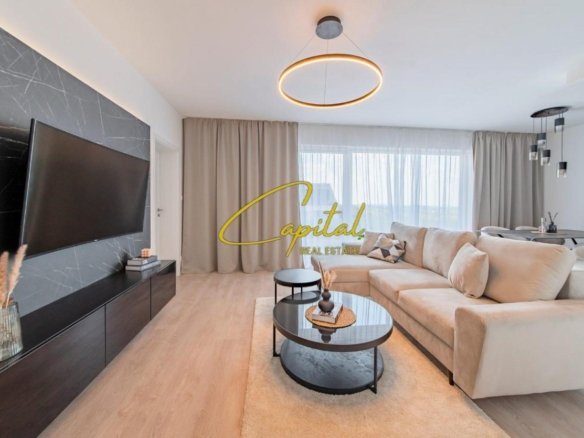 APARTAMENT ME QIRA 2+1+2 BLLOKU I AMBASADAVE 1.450 EURO