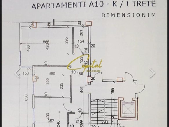 SHITET APARTAMENT 2+1 FRESKU 160.000 EURO