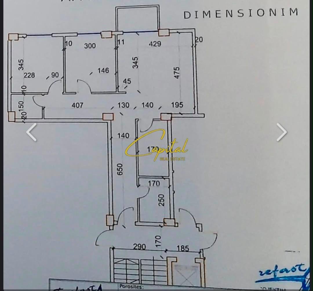 SHITET APARTAMENT 2+1 FRESKU 150.000 EURO