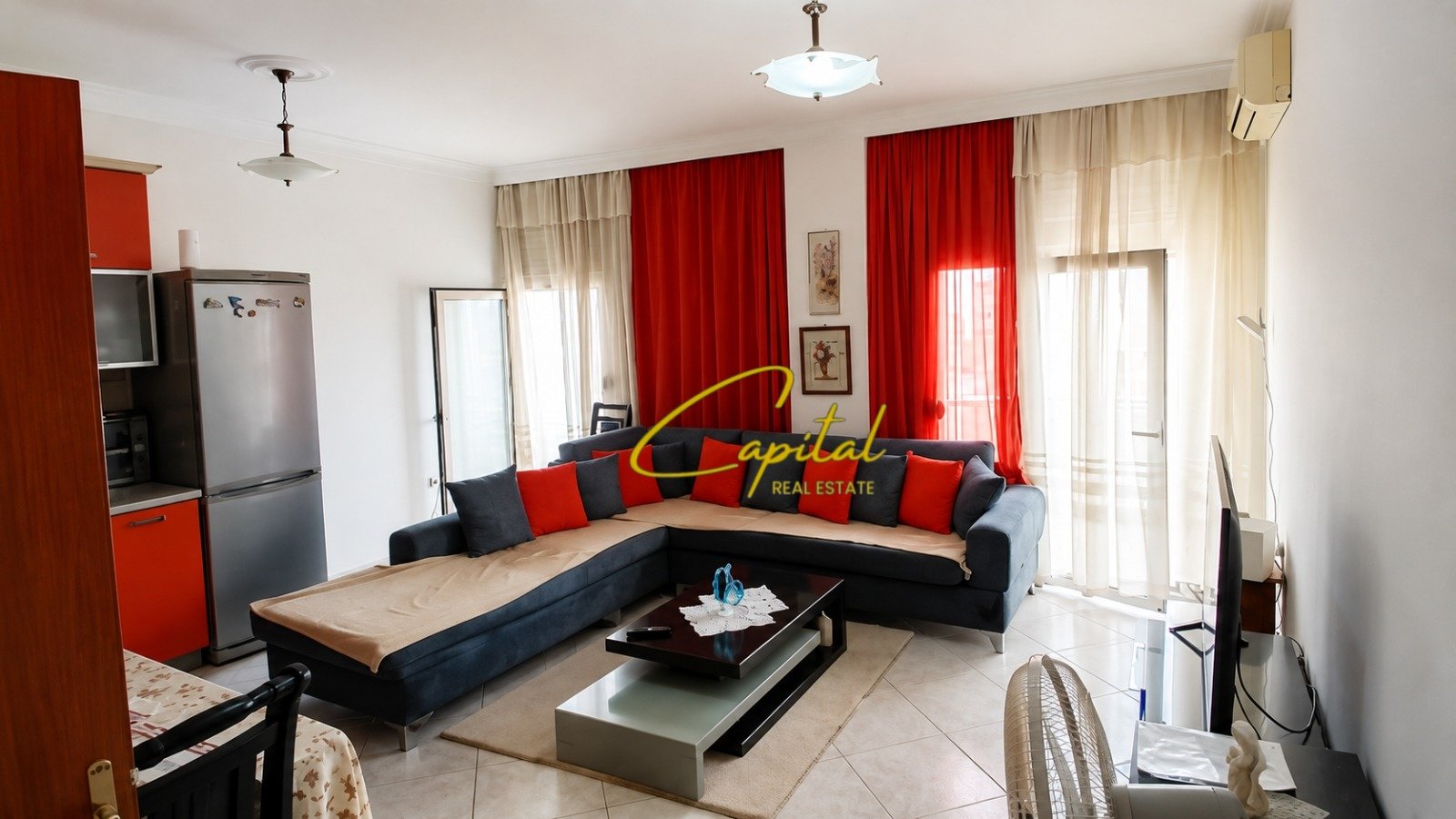 APARTAMENT ME QIRA 2+1 KINOSTUDIO 50.000 LEKE