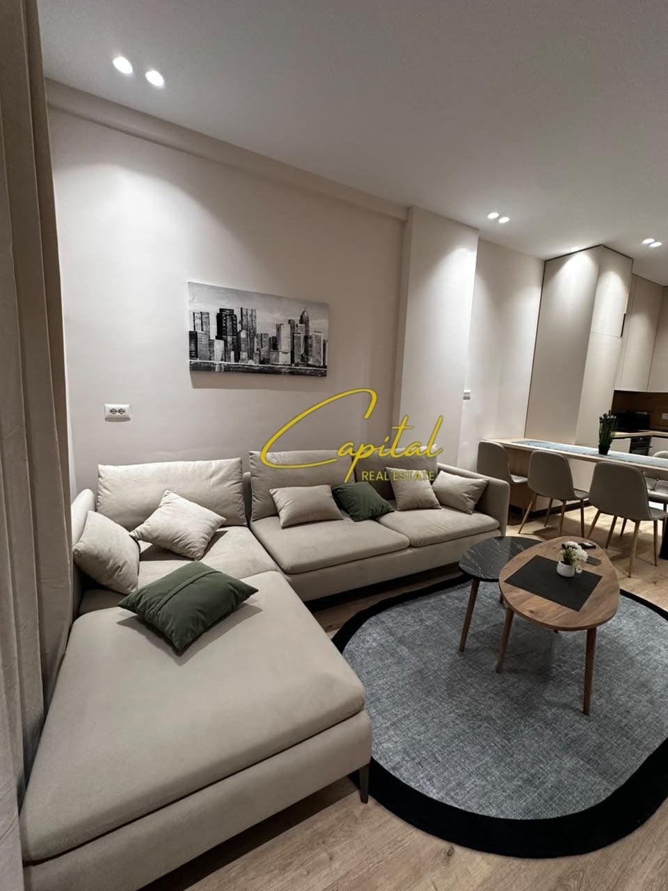 APARTAMENT ME QIRA 2+1 KOMPLEKSI AURA 80.000 LEKE