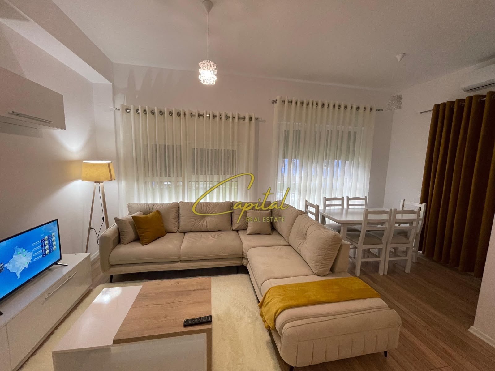 APARTAMENT ME QIRA 2+1 KOMPLEKSI MANGALEM 500 EURO