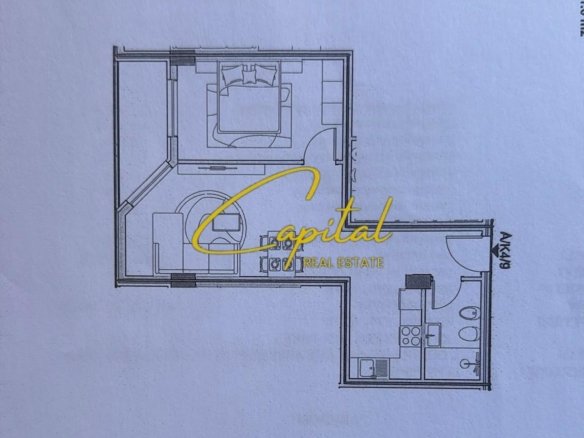 SHITET APARTAMENT 1+1 KOMPLEKSI ALUNA RESIDENCE 83.000 EURO