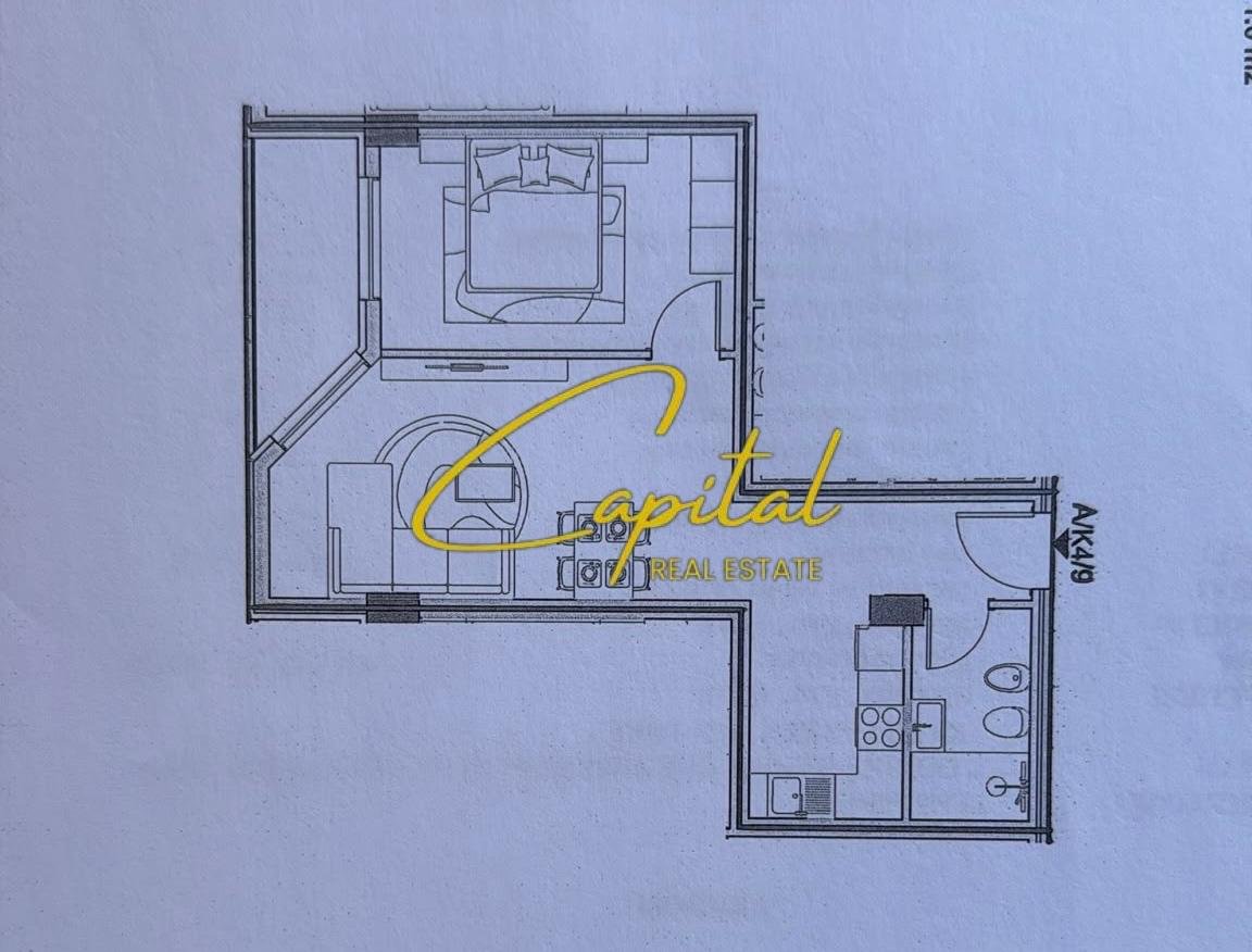 SHITET APARTAMENT 1+1 KOMPLEKSI ALUNA RESIDENCE 83.000 EURO