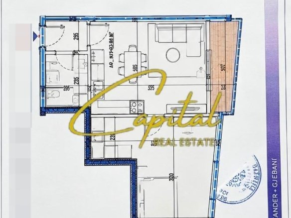 SHITET APARTAMENT 1+1 INSTITUT 62.500 EURO