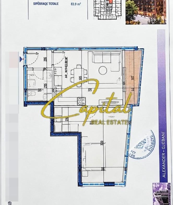 SHITET APARTAMENT 1+1 INSTITUT 69.700 EURO